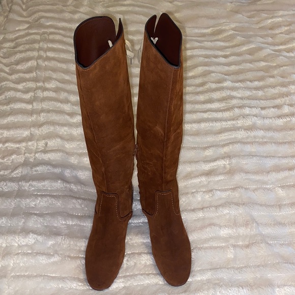 See by Chloe Lara Two-tone Leather Riding Boots - Picture 4 of 11